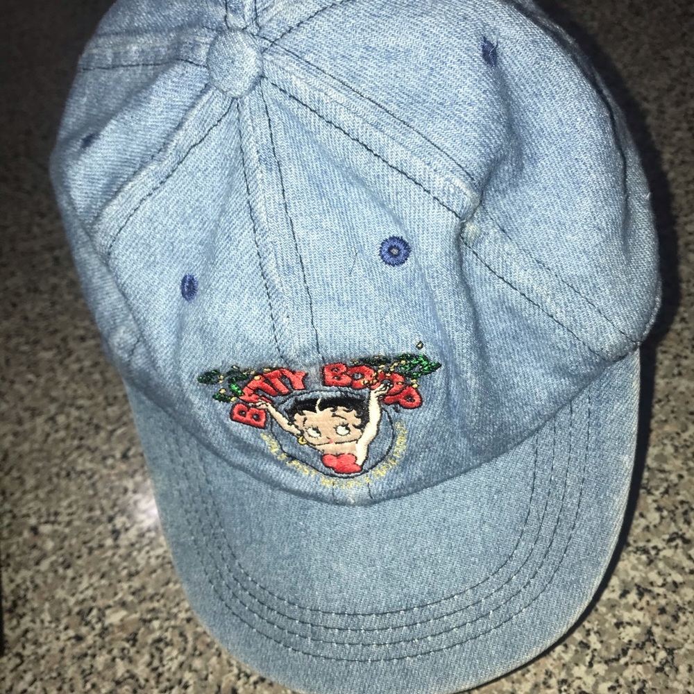 Betty boop Jean hat ,, one size stretches!